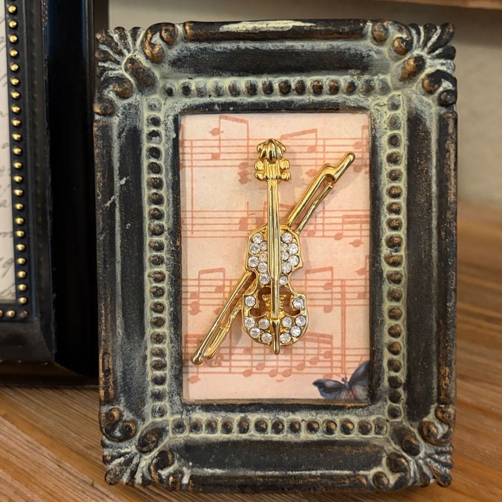 Handcrafted Miniature Instrument Frame Set - Picture 5 of 6